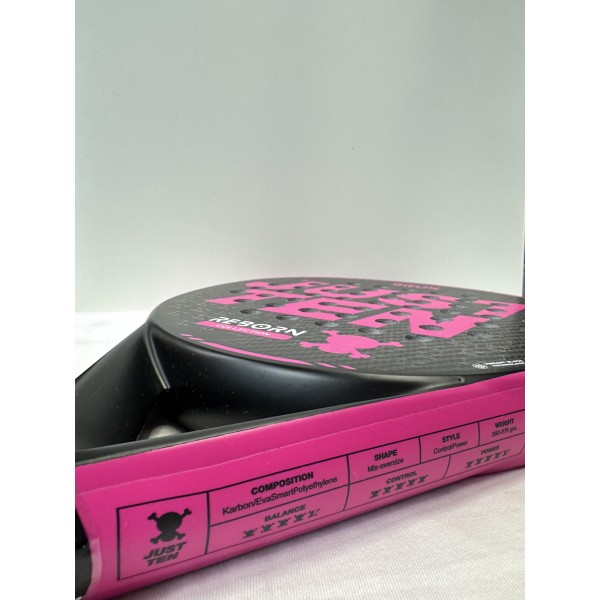 Raquette de Padel BRUK PINK Carbone | Just Ten Padel
