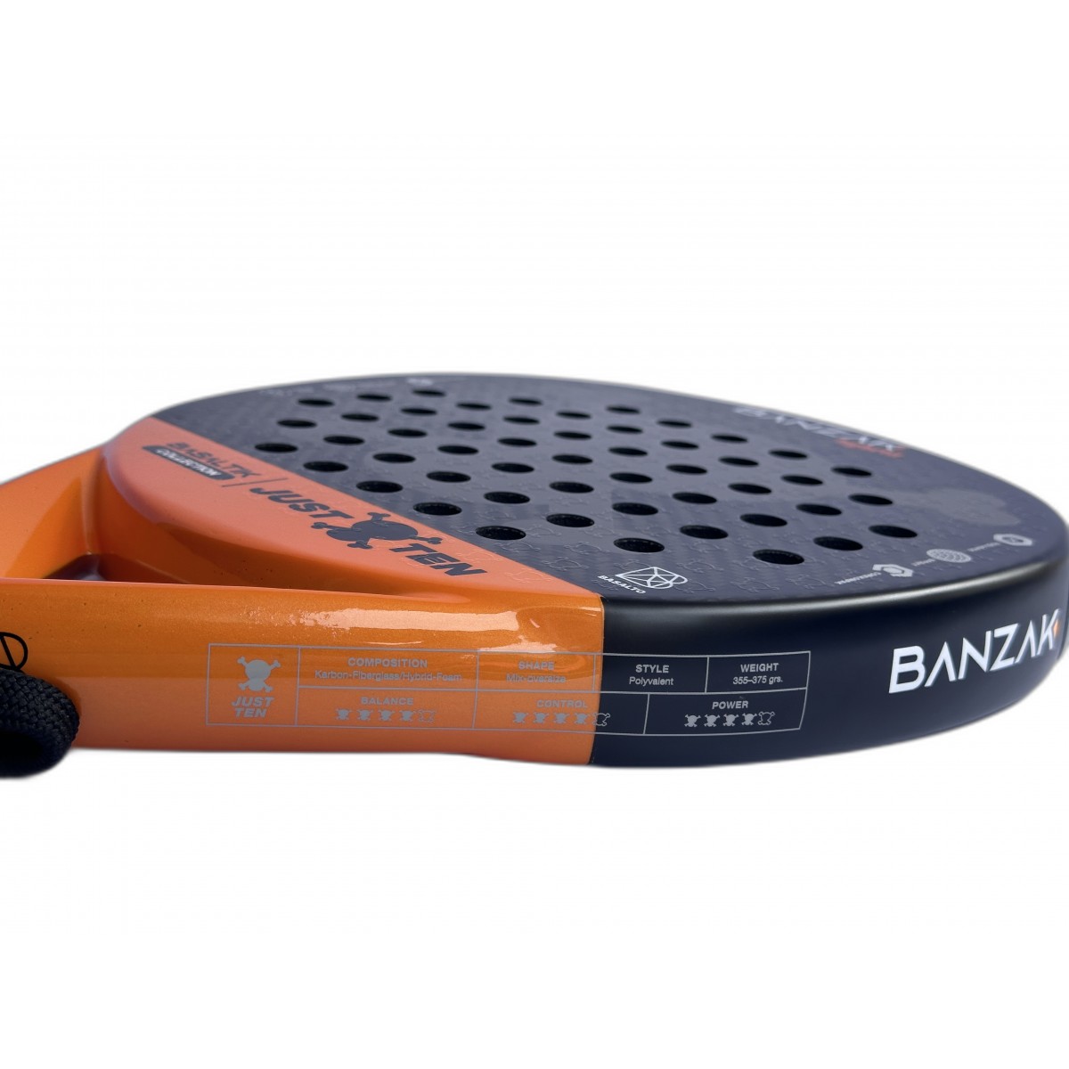 BANZAK 3K Carbon Padel Racket | Just Ten Padel