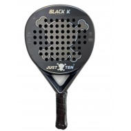 Pala de Pádel BLACK Cómoda y Manejable | Just Ten Padel