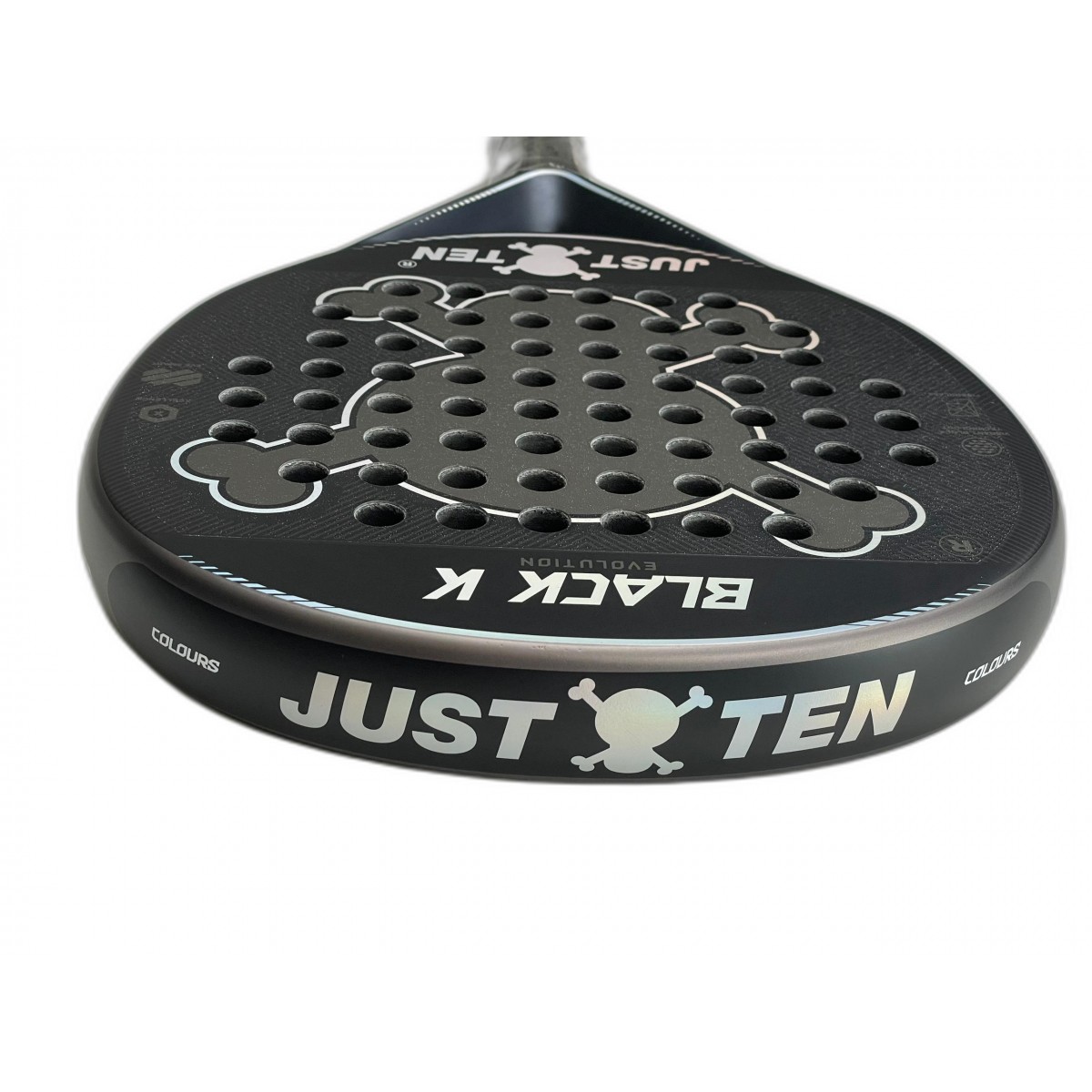 Pala de Pádel BLACK Cómoda y Manejable | Just Ten Padel