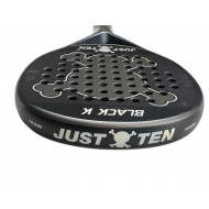 BLACK Comfortable Padel Racket | Just Ten Padel