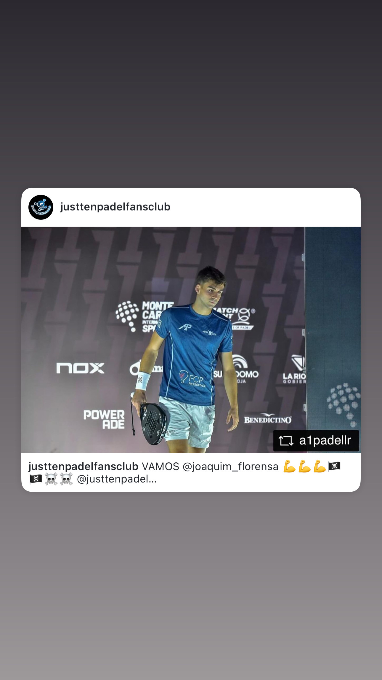 Just Ten Padel en Instagram