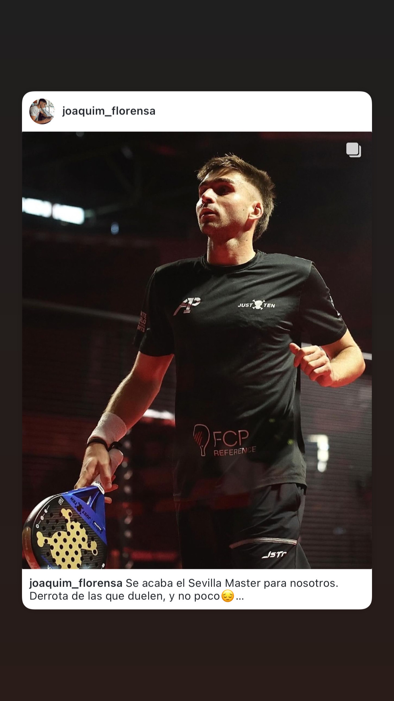 Just Ten Padel en Instagram